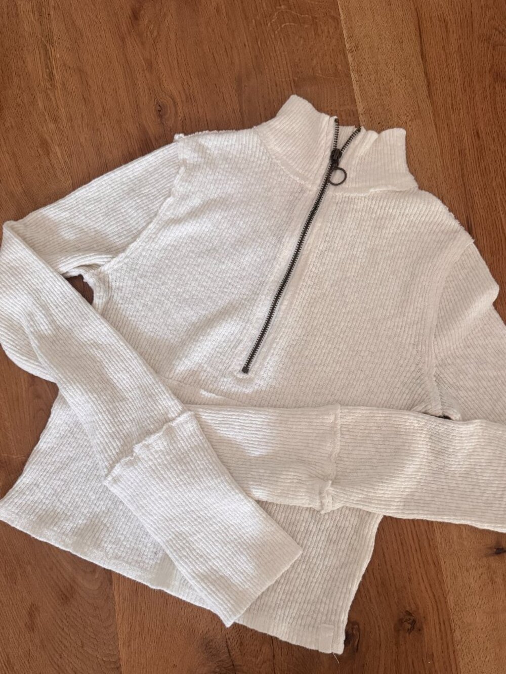We The Free Ribbed Midnight Half Zip Thermal Top - Size XS
